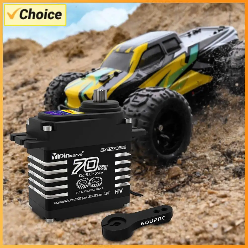 

70KG High Torque Servos 7.4V Digital Servos Metal Gear Steering Servos for 1/8 1/10 1/12 RC Truck Car Crawler Boat Robot