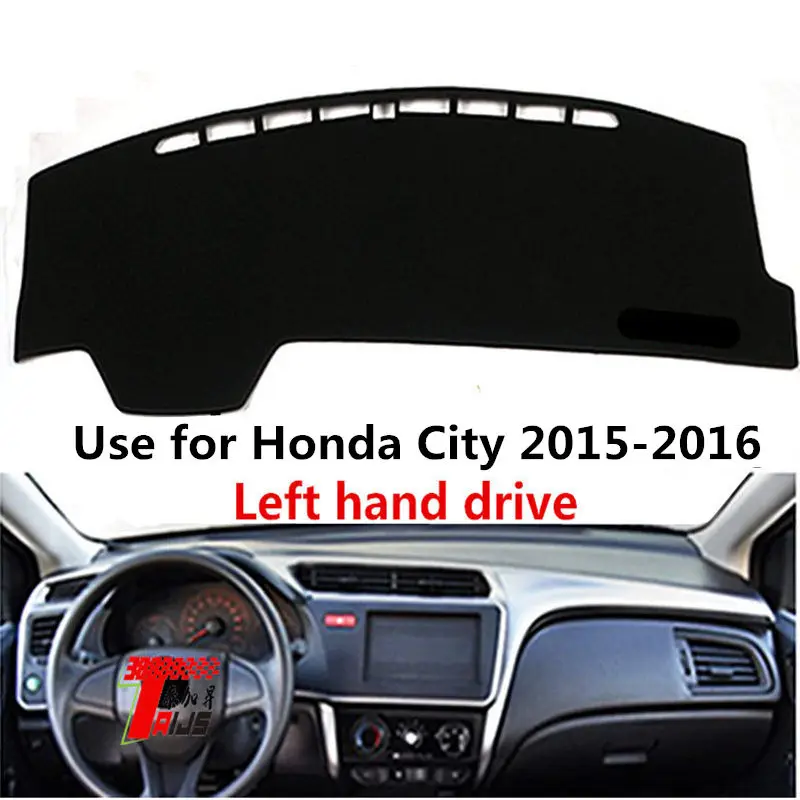 

TAIJS factory high quality anti-dirty Suede dashboard cover for Honda City 2015-2016 Left-hand drive hot selling