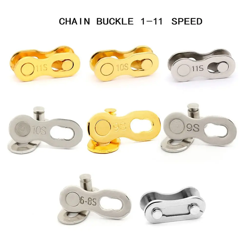 1 pair 6-8/9/10/11s Road Magic Speed Buttons Bicycle Connector Chain Lock Set Bike Joint Quick Master Link Bicycle Parts