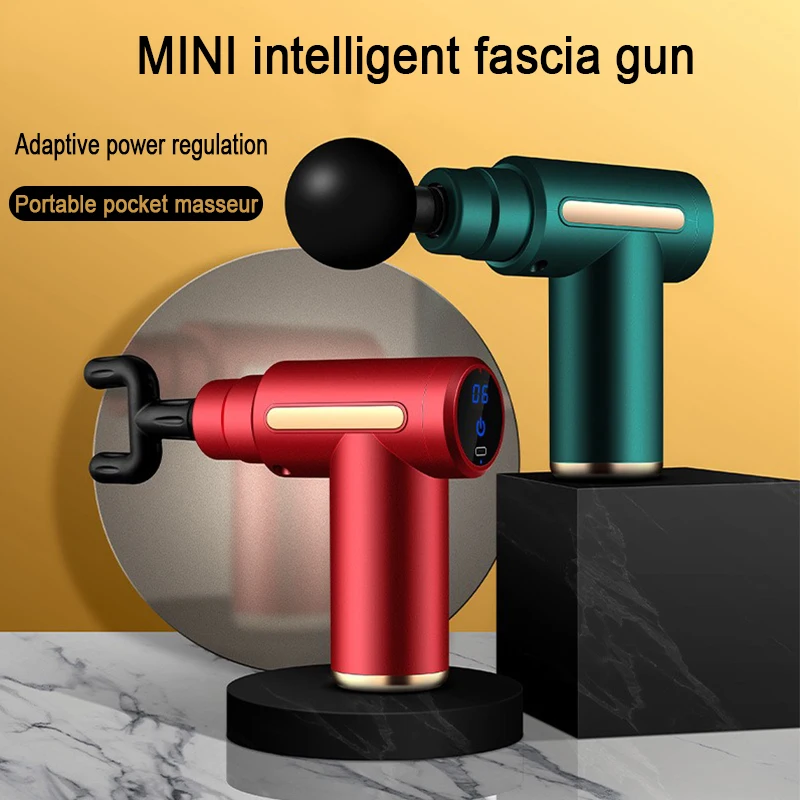 

Portable small gun massager for Massage pistol Rechargeable exercise fitness Relaxation Fitness Slimming body massager JMQ001
