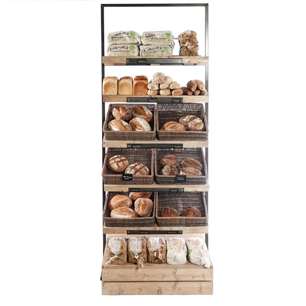 Multi-layer Classification Miscellaneous Bread Storage Holder Rack Store Metal Folding Rack Shelf