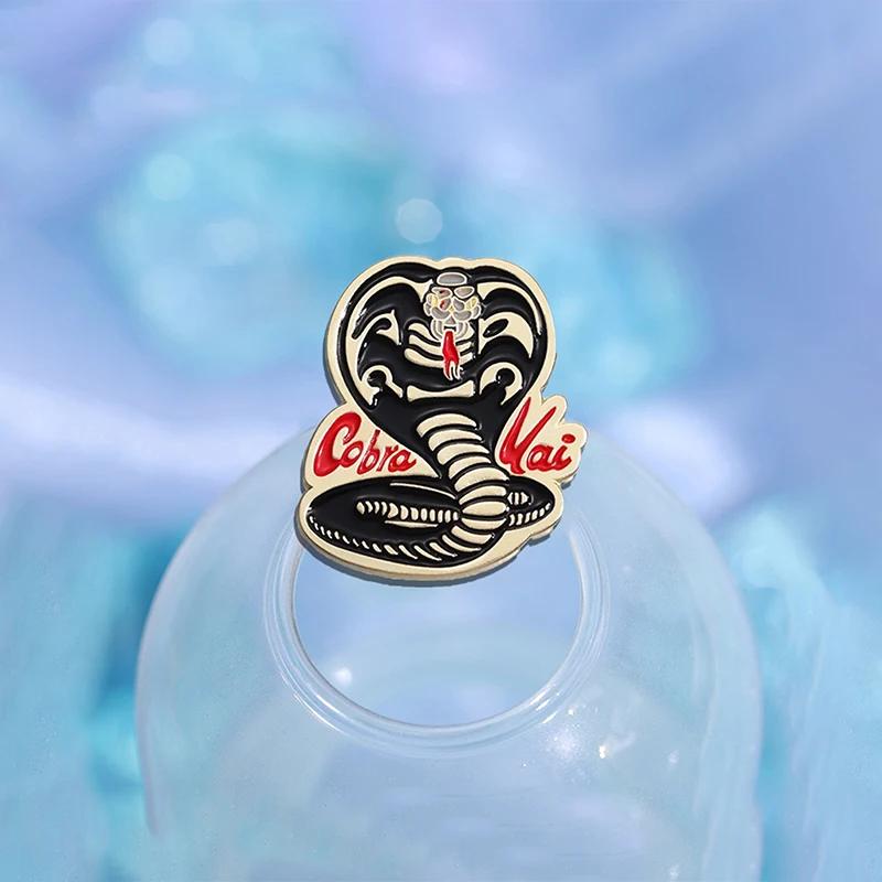 Python Enamel Pin Comedy Movies Cobra Punk Snake Metal Brooch Lapel Backpack Badge Funny Jewelry Gift for Kids Friends - view 4