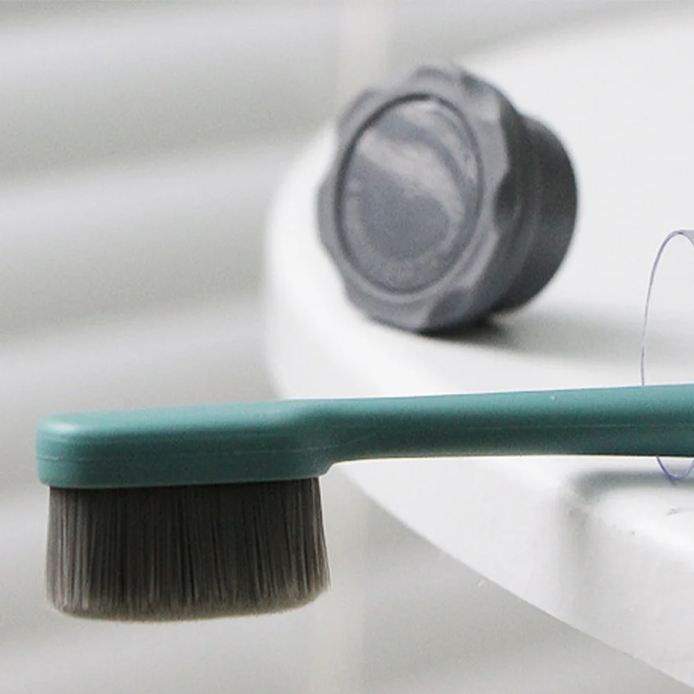 

2Pcs Portable Adult Toothbrush Nylon Bristle Soft Toothbrush for Oral Care Single Tube Packing Ergonomic Teeth Cleaning Tool