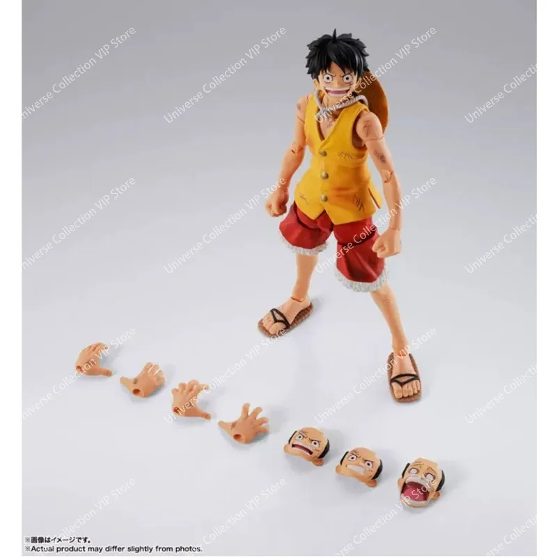 In Stock Bandai Spirits S.H.Figuarts One Piece Monkey D. Luffy Summit War Articulated Action Figure Collectible Display Model view 6