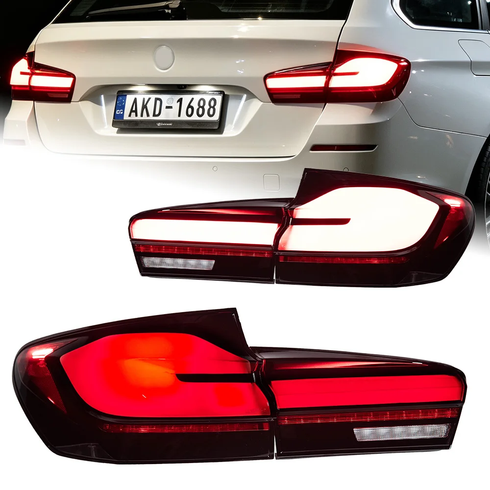 AKD Car Lights for BMW F11 LED Tail Light 2010-2017 F11 Rear Lamp 520i 525i 528i 530i 535i 540I DRL Brake Reverse Automotive
