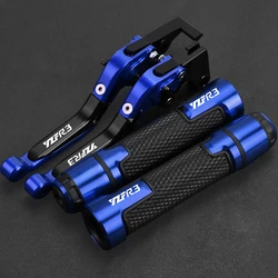 YZFR3 2022 2023 Motorcycle Adjustable Brakes Clutch Lever Handle Bar for YAMAHA YZF R3 2015 2016 2017 2018 2019 2020 2021 YZF-R3