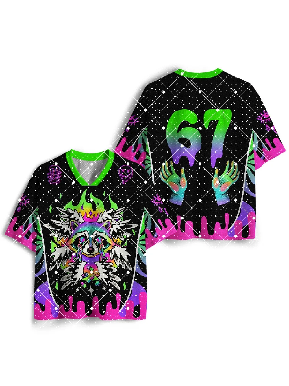 3dV Leading Gothic Wind Speed Dry Trendy Fashion Speed Dry T-shirt, The First Choice for Sports and Leisure
