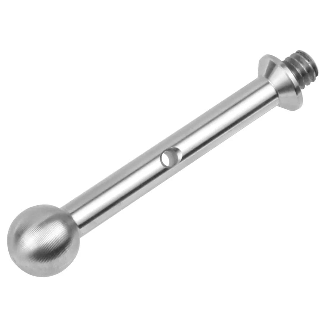 Edelstahl 12mm Doppelkopf Kugel bolzen 1/4 "Gewinde für Monitor klemme Hotshoe Kamera halterung Magic Arm Verlängerung stange – Detail 1