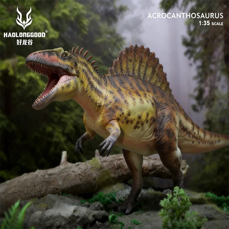 Haolong bueno 2026 nuevo producto 1:35 dragón de cola alta regalo para niños modelo de dinosaurio de simulación