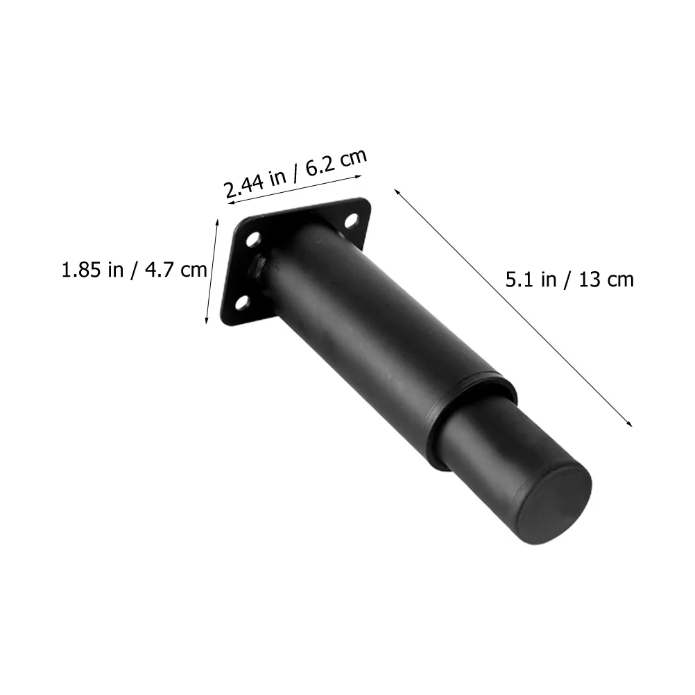 4 قطعة أرجل قطع الأثاث المعدنية الثقيلة قابل للتعديل الصلب المطاط دعم لطاولة الأريكة أقدام أثاث الطراز الحديث #5