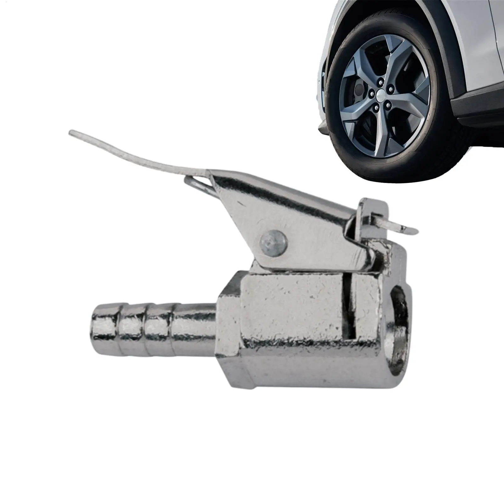 Portable Car Tire Pump Connector Fast Inflator Chuck American Threaded Nozzle Adaptor Pump Accessories Car Repair Parts