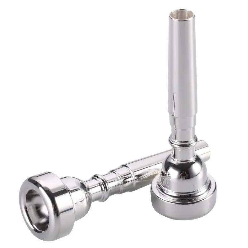 Pure copper plated silver beginner's trumpet mouth 7C labor-saving blowing trumpet instrument