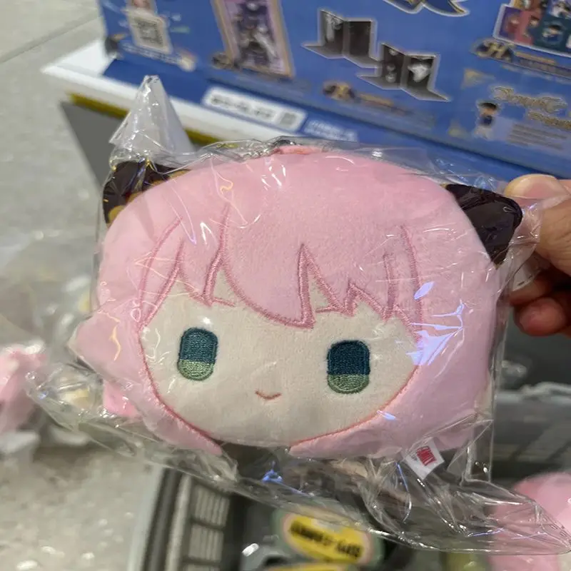 Japanese Anime Anya Forger Big Head Soft Plush Filling Doll Backpack Hanging Ornaments Clothing Decoration Girl's Birthday Gifts