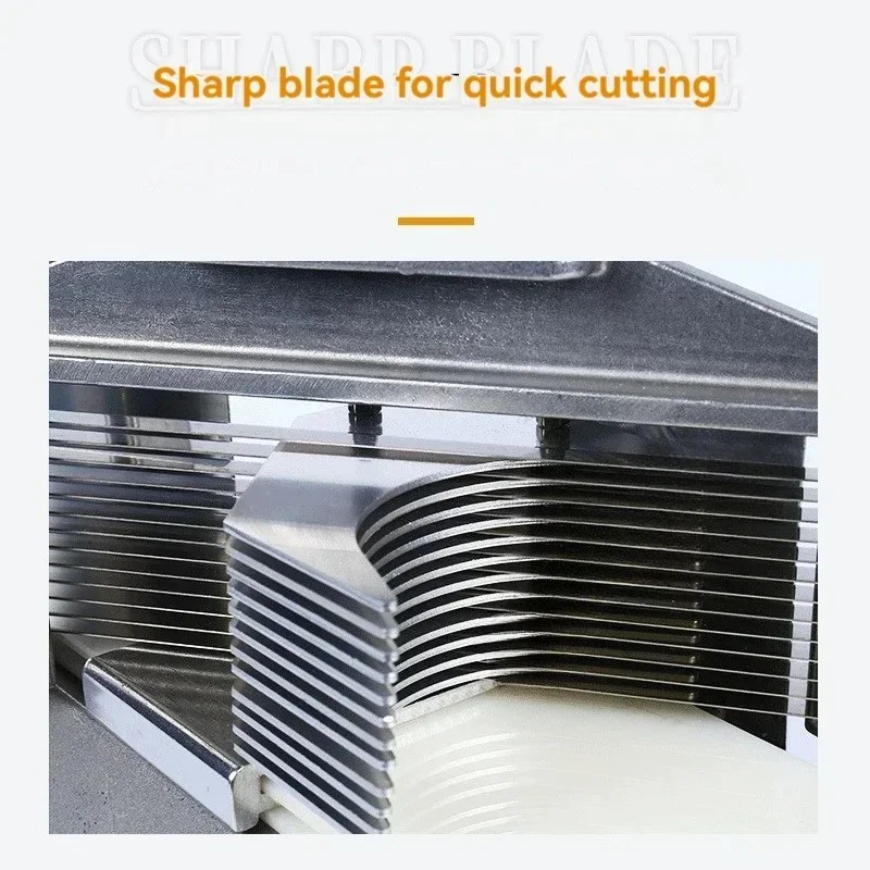 4.5/6.5/9Mm Alat Pengiris Tomat Alat Pengiris Lemon Baja Tahan Karat Dioperasikan Tangan Mesin Pemotong Buah Sayuran Alat Dapur