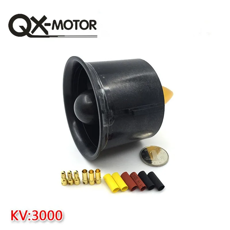 QX-MOTOR EDF z silnikiem bezszczotkowym samolotu odrzutowego 30mm / 64mm / 70mm