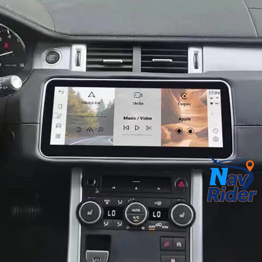 

Автомагнитола с навигацией, CarPlay, GPS, 12.3'' экран, двойная система Android для Land Rover Range Rover Evoque 2012-2019