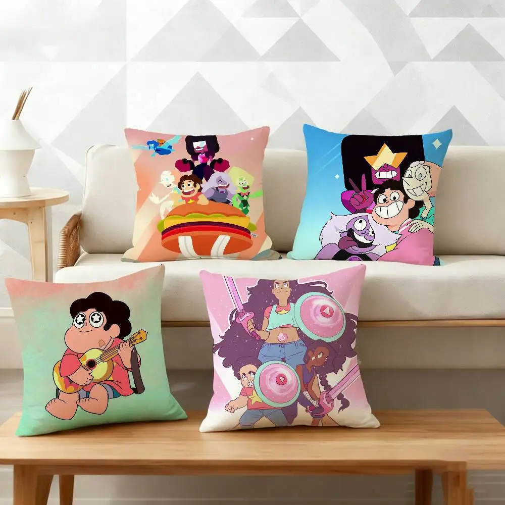 

S-Steven U-Universe Pillow Case for Sofa Living Room Home office Decor Protective Cover