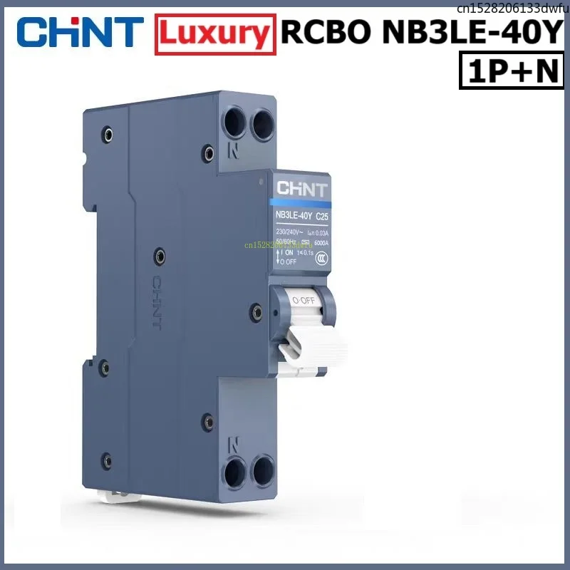CHINT Luxury Top Quality Leakage Protector NB3LE-40Y 1P+N Occupies 1 Position 18mm Leakage Protection RCBO