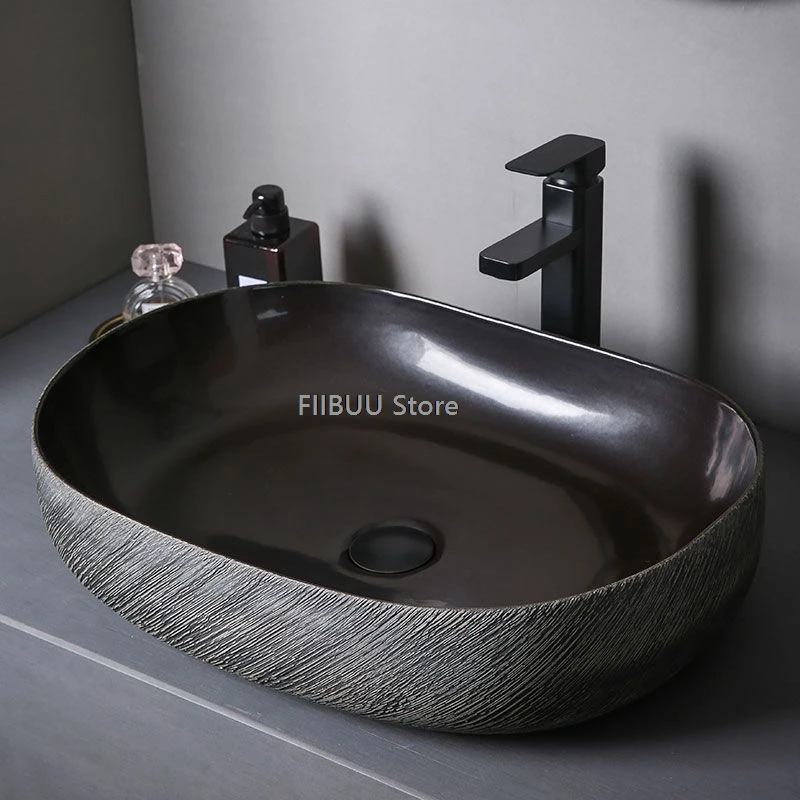 

Дизайнерские накладные раковины-чашки для ванной комнаты: винтажные керамические умывальники для столешниц, различные дизайны