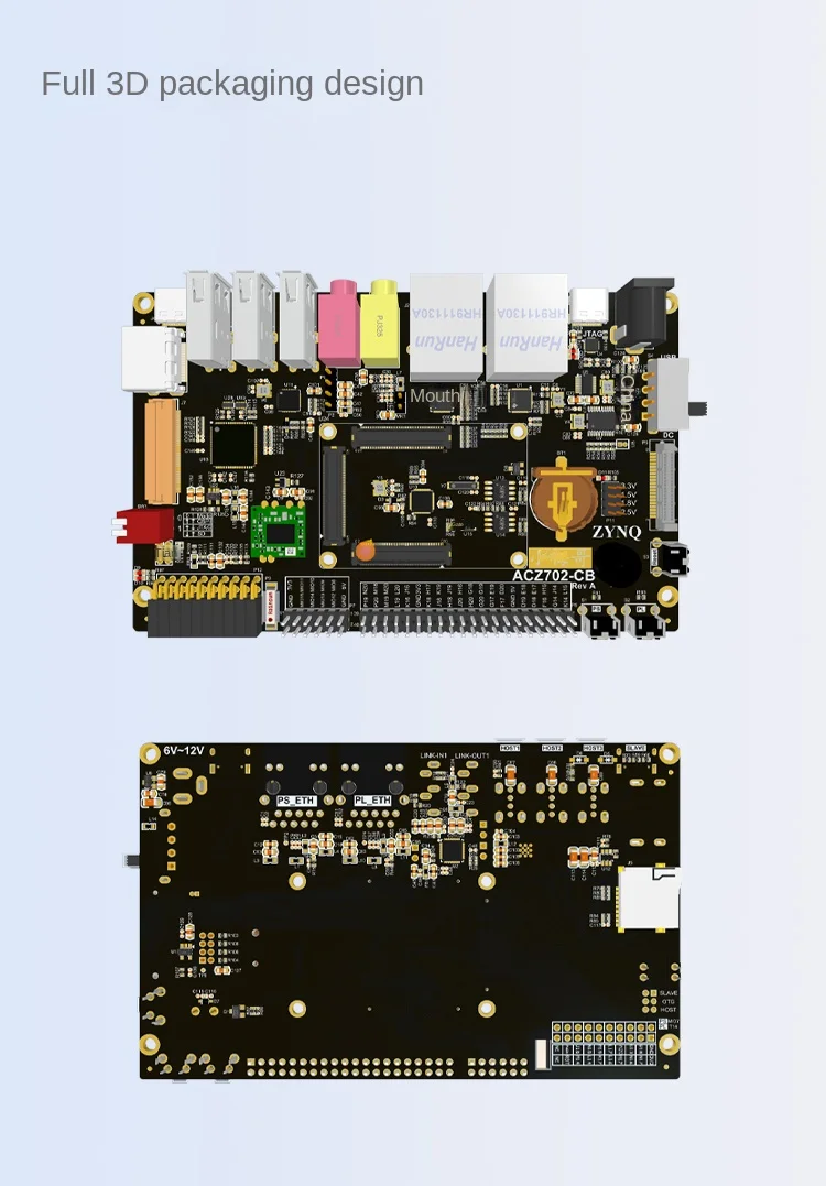 Xilinx Zynq FPGA development board 7010 7020 industrial-grade core board with rich information DDR3 EMMC