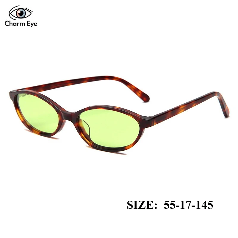 

Retro Sunglasses Women Small Frame Oval Top Quality Acetate Bookworm Outdoor Handmade Travel Driving Polarized Sun Glasses UV400