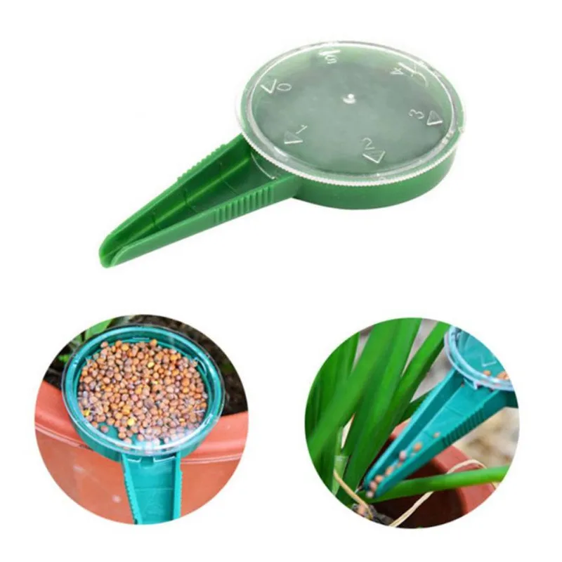 5File Adjustable Plant Seed Sower Planter Hand Held Flower Grass Plant Seeder Garden Multifunction Seeding Dispenser Accessories