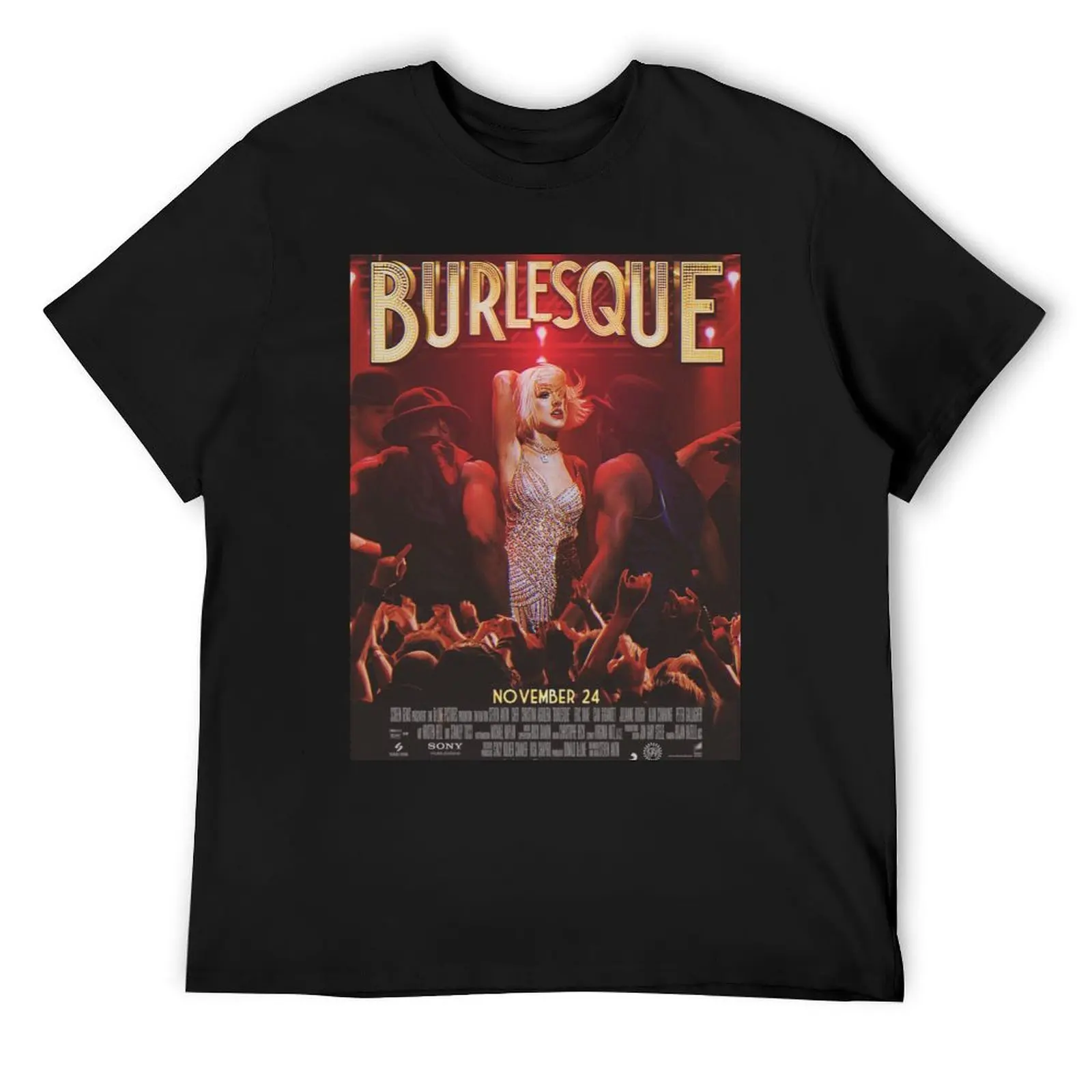 Burlesque Movie Poster T-Shirt summer clothes quick drying Men's t-shirt