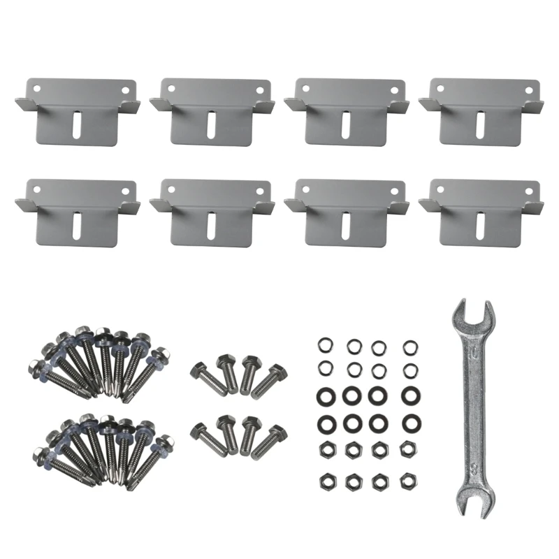 

Solar Panel Bracket Mounting with Stainless Fixings Caravans Roof