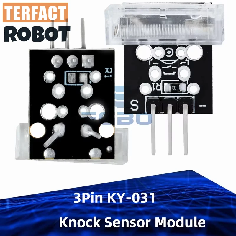 KY031 3-Pin Percussion Knock Sensor Module for Arduino-Compatible for DIY Electronic Projects