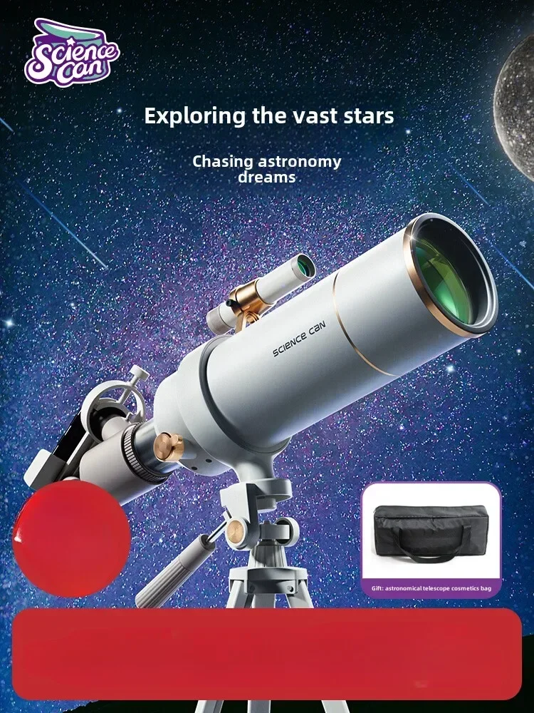 Entry Level Astronomical Telescope for Children Boys with High Magnification and Clear Vision for Star Watching C