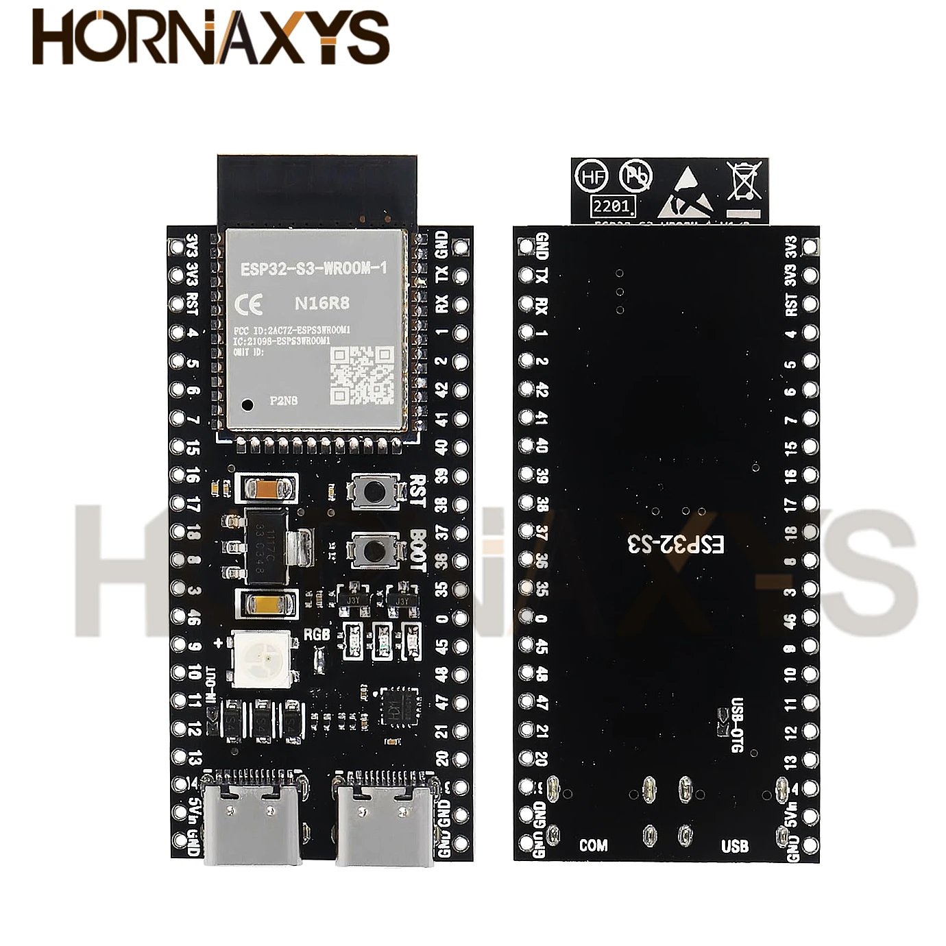 ESP32/ESP32-C3/ESP32-S3 Dual Type-C Development Board CORE Board ESP32-C3-DevKitM-1 ESP32-C3-MINI-1 ESP32-S3-DevKit C N16R8 N8R2