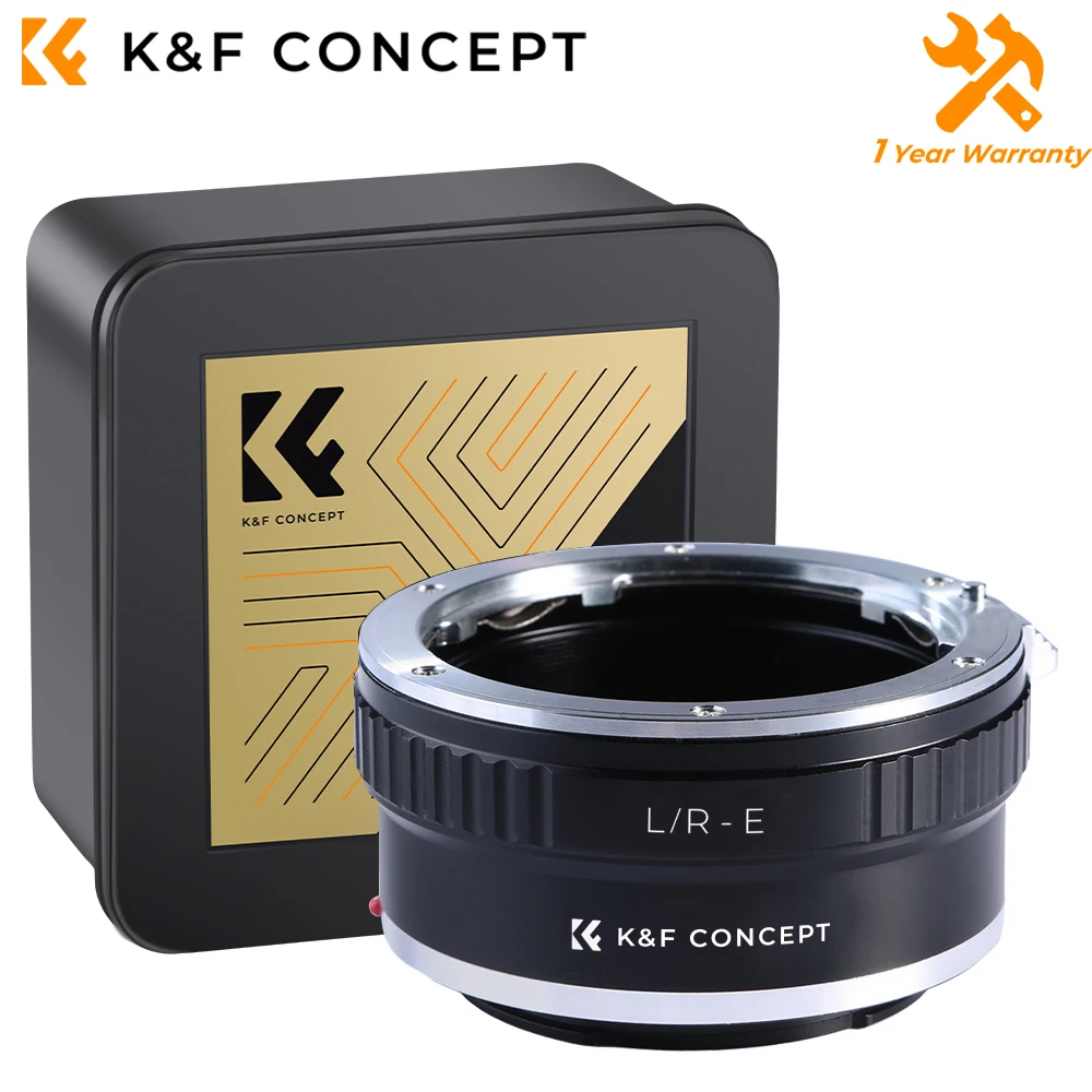 

K&F Concept All-copper Interface High-precision Lens Adapter for Leica R Mount Lens to Sony E Mount NEX-5R NEX-6 NEX-7 FD-NEX