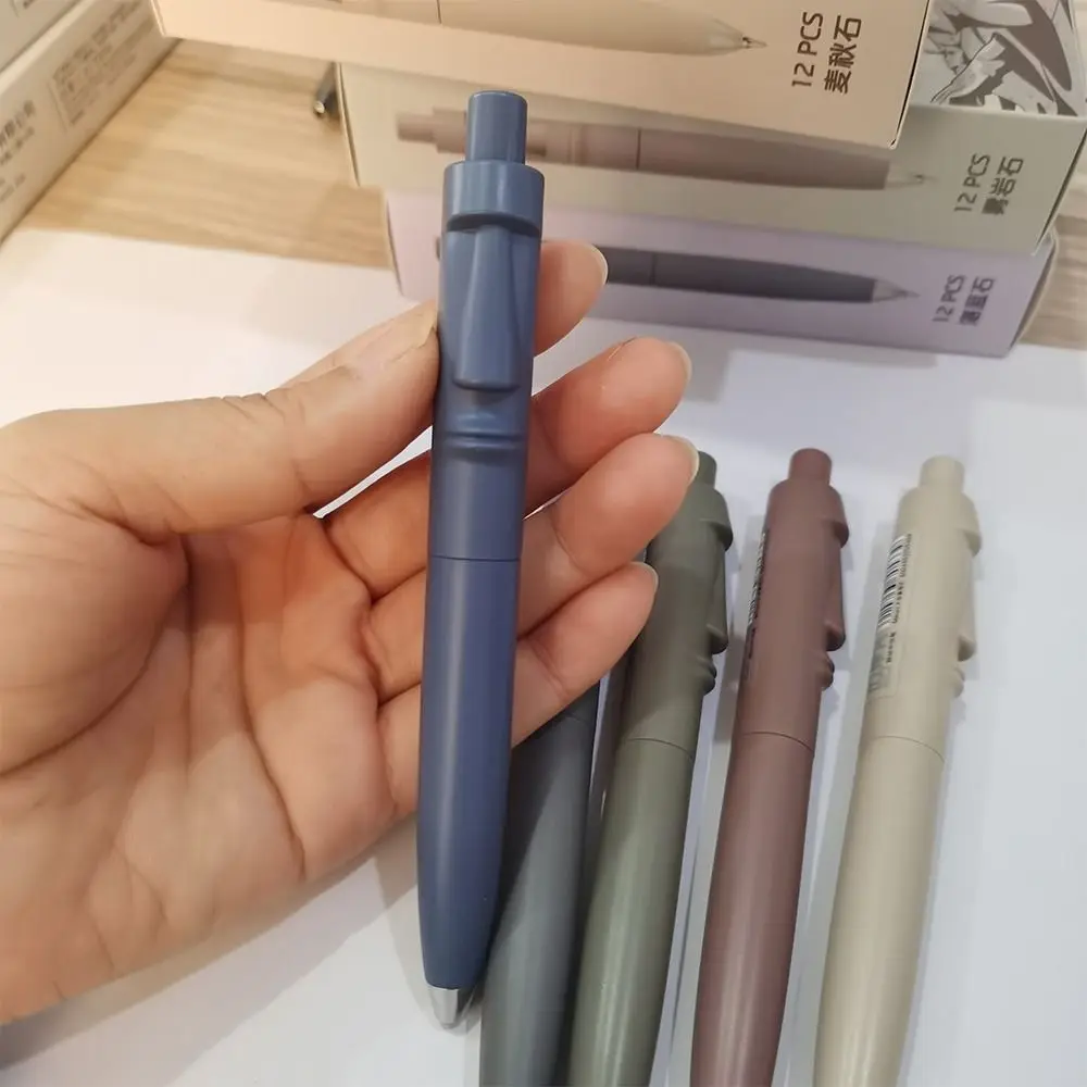 التجفيف السريع CS تلميح جيب القلم قصير صغير 0.5 مللي متر الحبر الأسود قلم حبر جاف التجفيف السريع هلام القلم مكتب المدرسة #3
