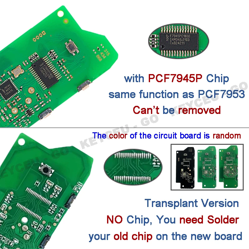 KEYECU 315/434/868MHz FEM BDC CAS4 CAS5 نظام زرع رقاقة تعديل بدون مفتاح الذهاب مفتاح بعيد فوب لسيارات BMW F الهيكل 3 5 7 Series