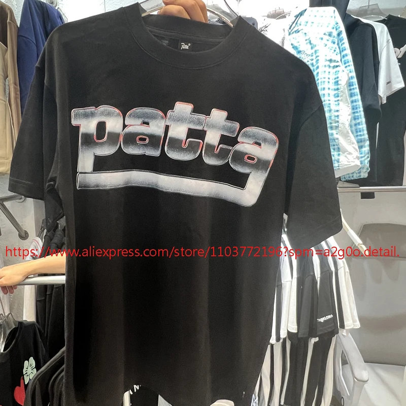 American Style Trendy Patterned Print Patta Short Sleeve Summer Streetwear PATTA T-shirt Top