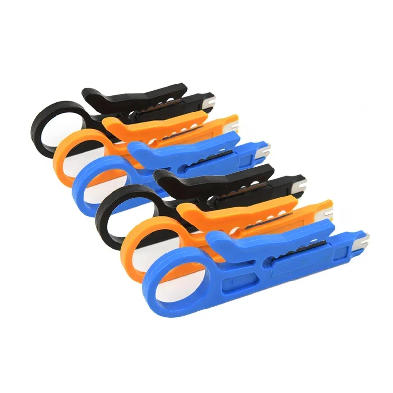 5pcs Stripping Wire Cutter Portable Wire Stripper Knife Crimper Pliers Crimping Tool Cut Line Pocket Multitool Electrician tools