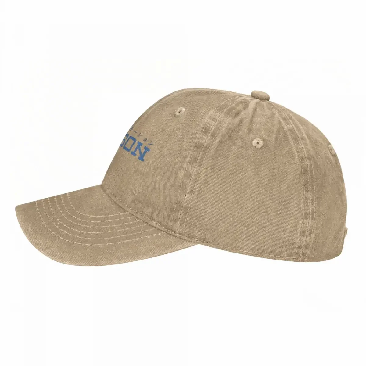 Lawson Convenience Store Japan Logo Baseball Caps Washed Denim Hats Outdoor Adjustable Casquette Hip Hop Baseball Cowboy Hat