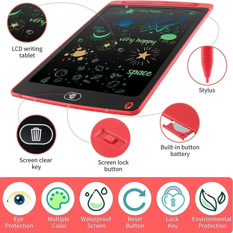 8,5 inch graffiti tekentafel voor kinderen LCD-schrijftablet Elektronische doodle-pads Educatief speelgoed