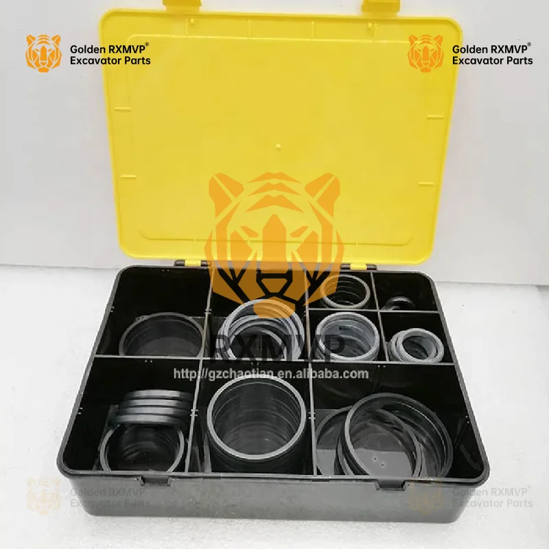 For Construction Machinery Parts Excavator D Ring Seal Kit 4c4784 270-1535 4c-4784 O-ring Box RXMVP