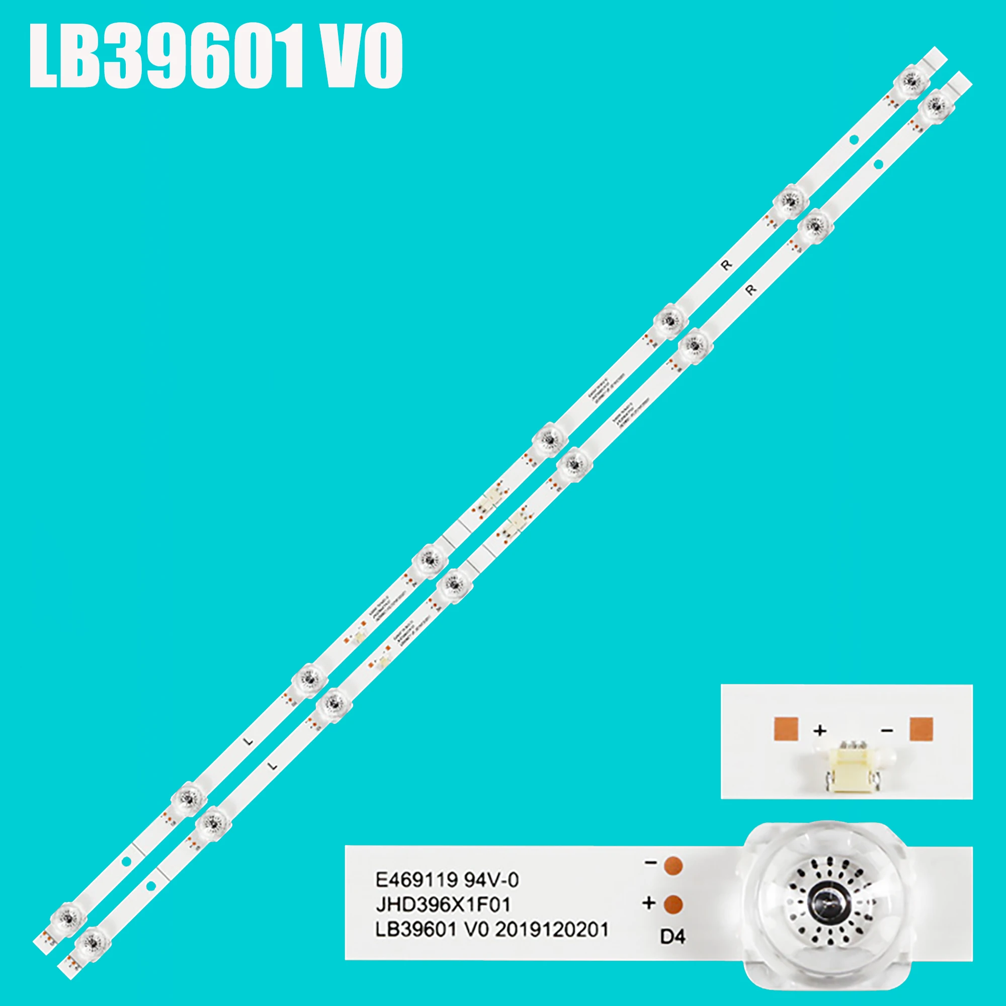 LED BackLight Strip For LB39601 V0 40H5G 40AE5000F 40A5600FTUK 40A4HV 40H5500G JHD396X1F01-TXL1 JHD396X1F01 SVH396A03