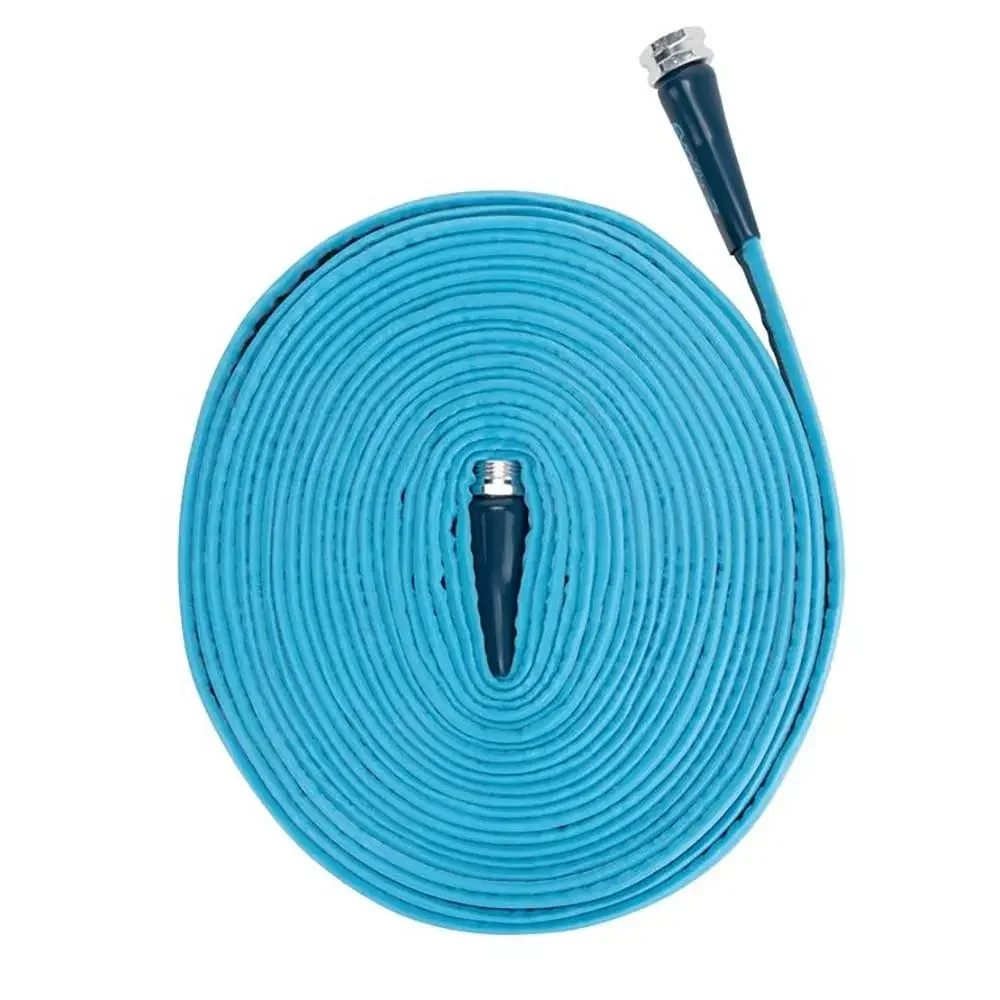 RV Water Hose Flexible 50ft Aluminum Fittings BPA-Free Lead-Free Blue Compact Design Storage Bag Easy Clean Install Remove 22579