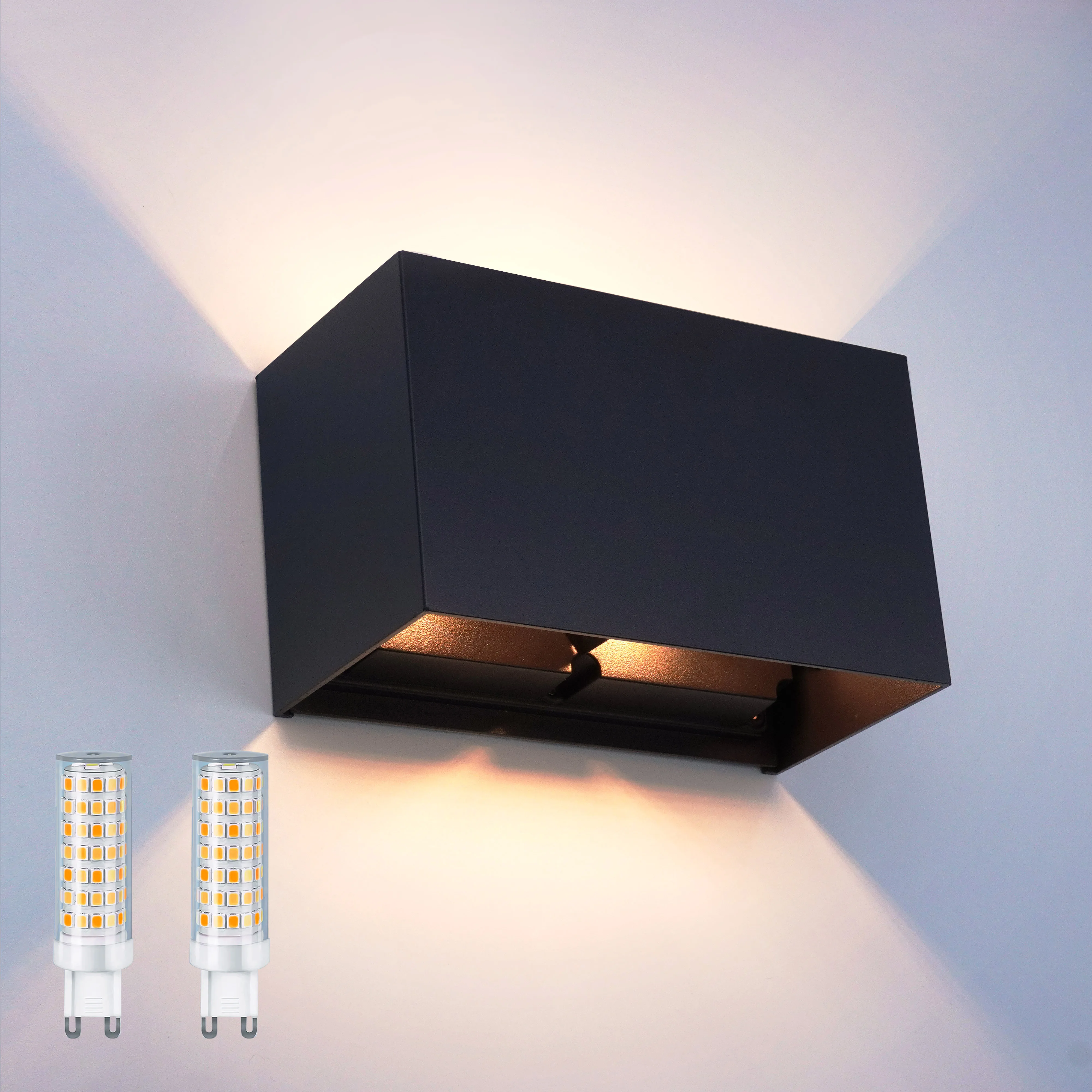 

Outdoor Waterproof LED Wall Lamp IP65 Universal Indoor G9 Replaceable Bulb 16W Wall Lighting Used for bedrooms, gardens