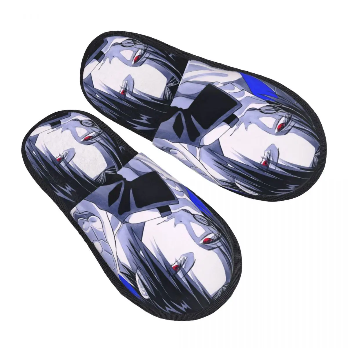 

Custom Retro N-Narutoes S-Sasukes Cartoon House Slippers Women Comfy Memory Foam Classical Slip On Hotel Slipper Shoes