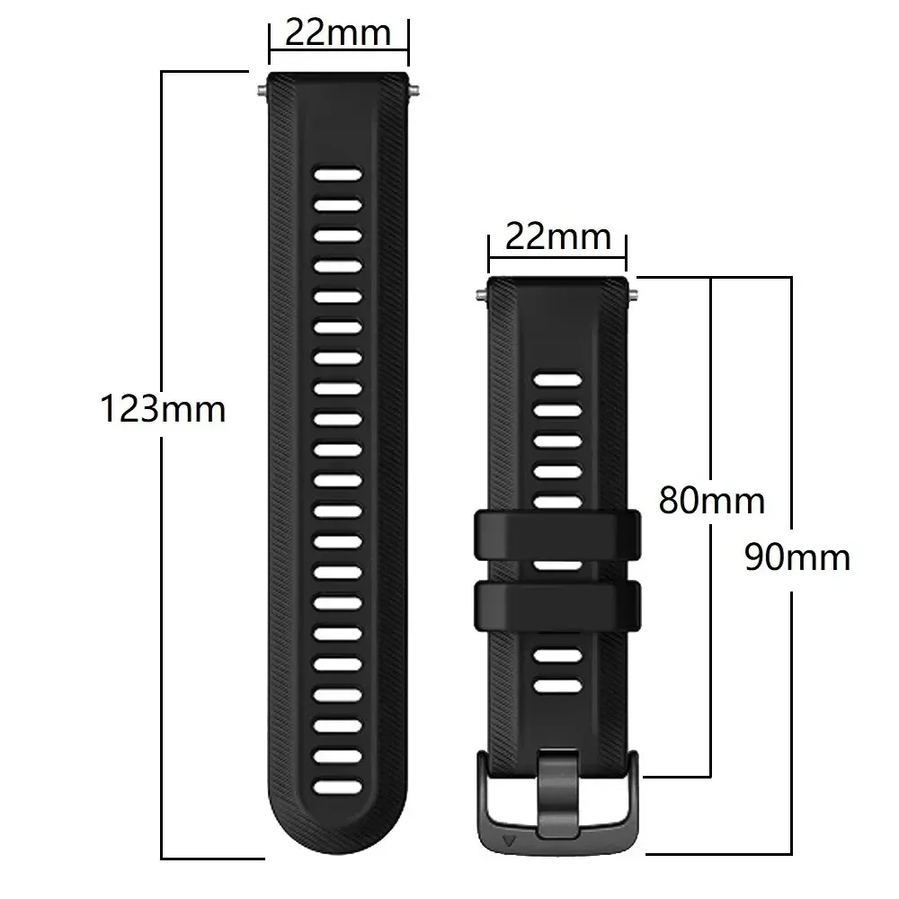 Sports Silicone Strap For Garmin Forerunner 955 965 Solar 945 935 745 Strap Replacement Wristband Bracelet Watchband