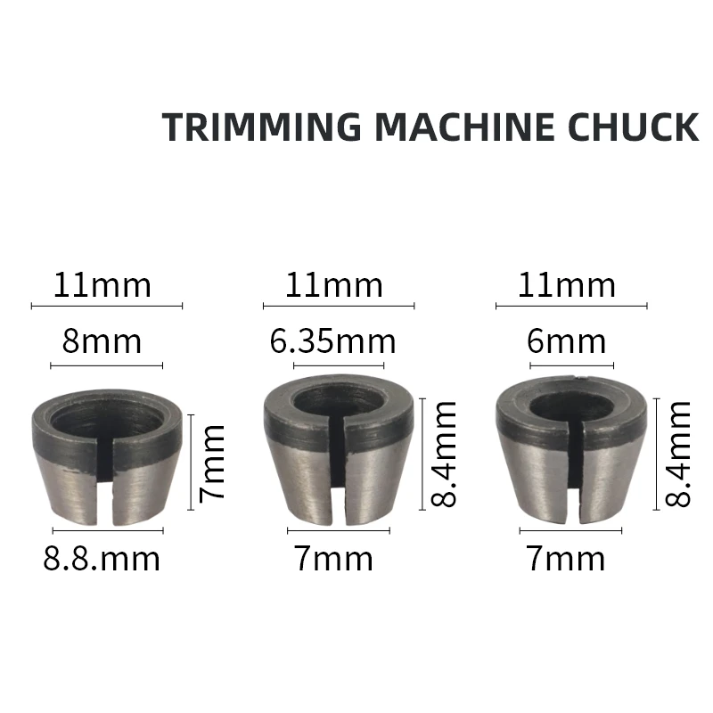 YUSUN Shaft Sleeve Router Bit Woodworking Milling Cutter For Wood Bit Face Mill Carbide Cutter End Mill