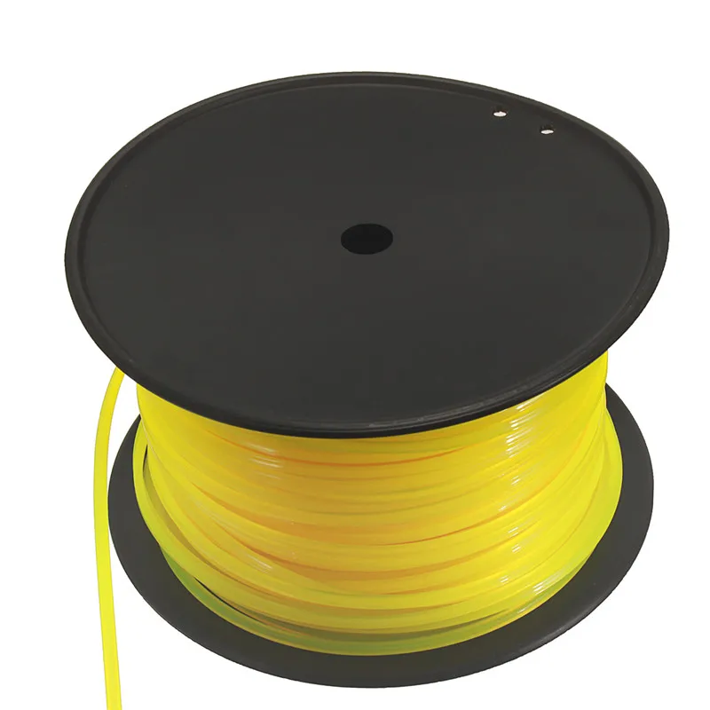 Imagem -02 - Nylon Strimmer Square Wire Cord Universal Garden Grass Cutter Trimmer Head Mower mm 100m 1pc