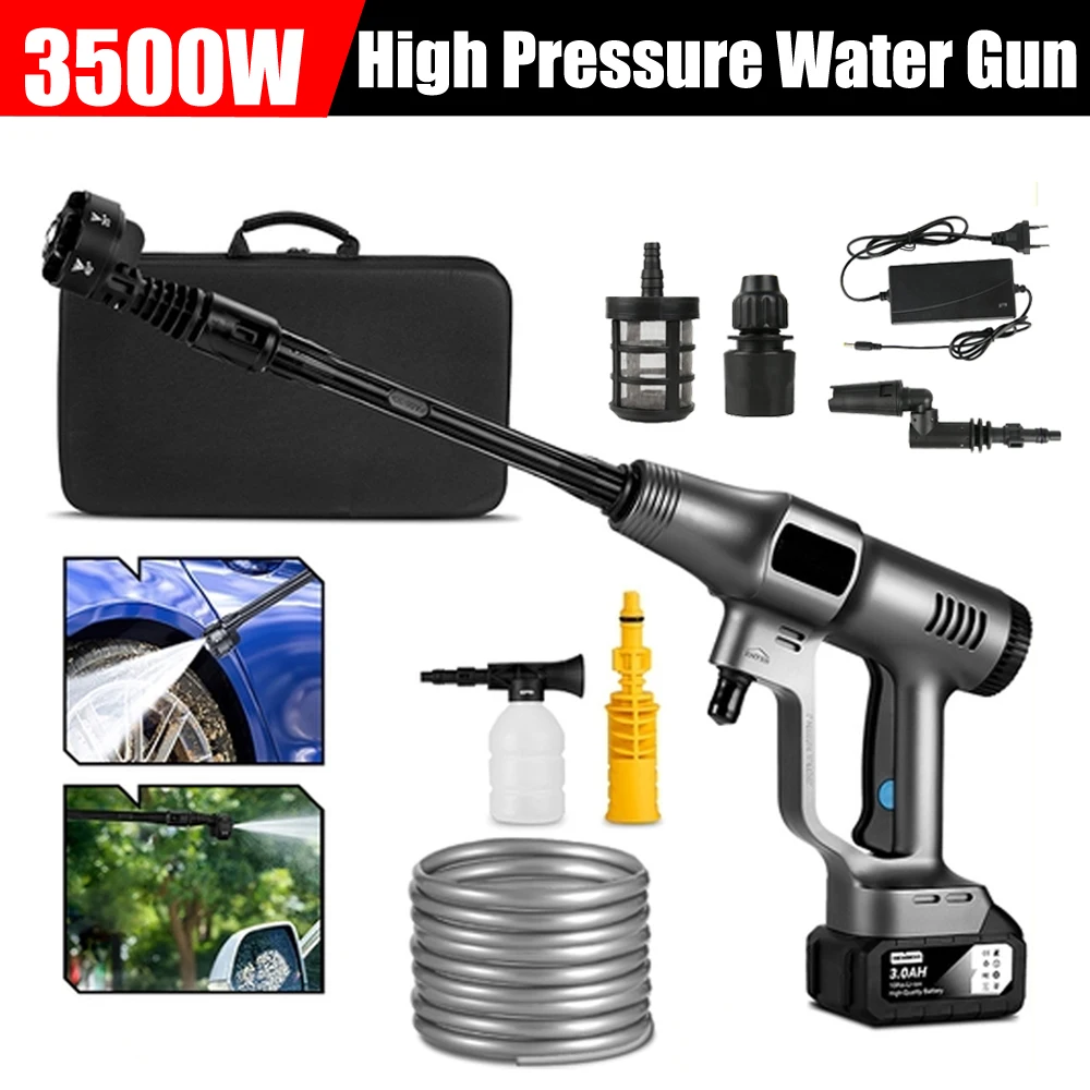 Pistola ad acqua elettrica ad alta pressione multifunzionale da 3500W 200 BAR per l'irrigazione di