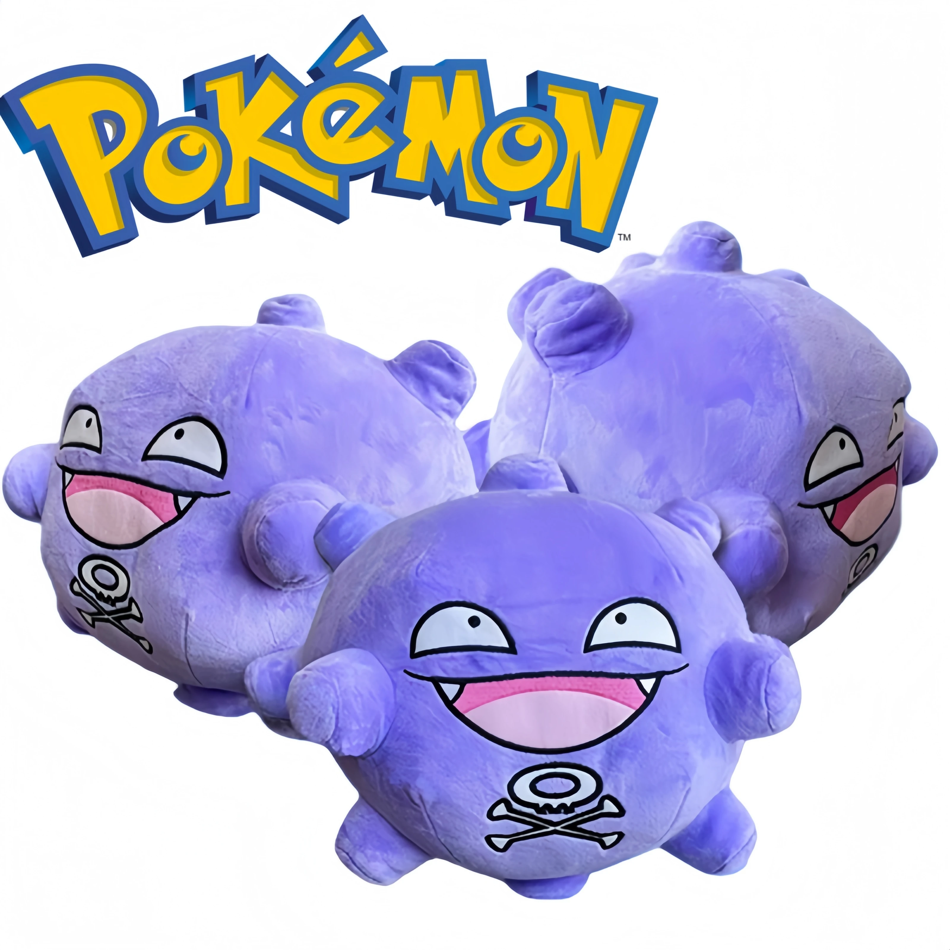 

Cartoon Pokemon Koffing Plush Toy Kawaii Purple Pokemon Japan Anime Koffing Stuffed Doll Xmas Souvenir Gifts Birthday for Kids