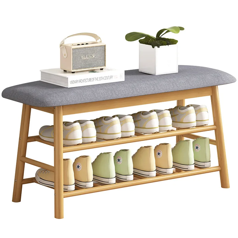 

Shoe changing stool Household shoe changing home Multifunctional storage Modern simple shoe wearing cabinet