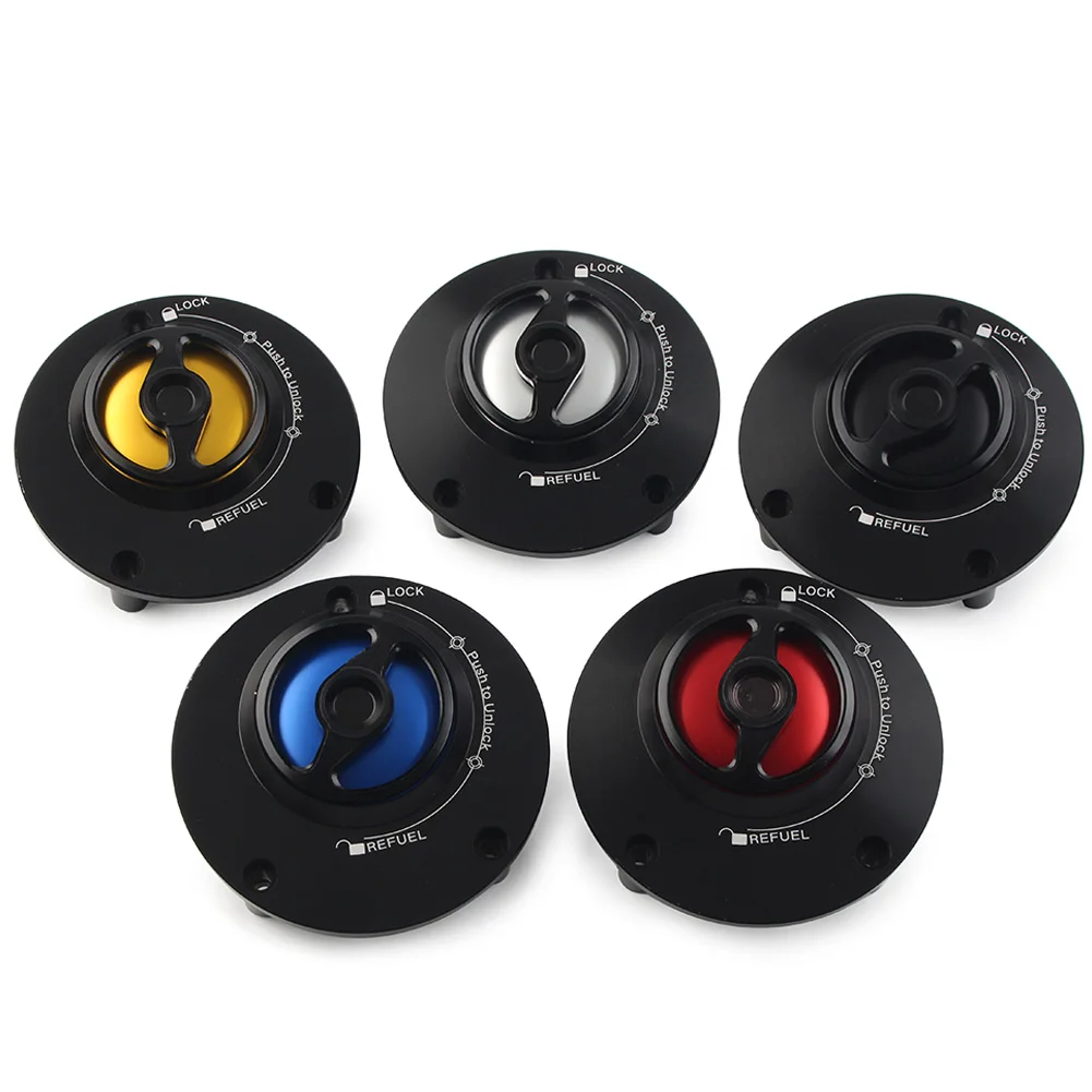 Aluminum Motorcycle Fuel Cap Gas Tank Cover Keyless For Yamaha R15M Black/Gold/Red/Blue/Silver